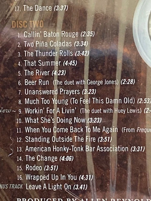 ЗАПЕЧАТАННЫЙ новый Garth Brooks The Ultimate Hits (2 компакт-диска + 1 DVD Ultimate Hits) - Изображение 4 из 4