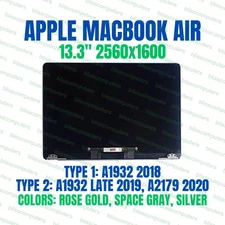 OEM Screen Display Assembly Apple MacBook Air 13" A2179 2020 Rose Gold