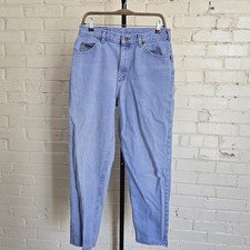 90's Light Wash Mom Jeans Vintage Riders by Lee High Waisted Denim 29" Waist