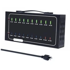 690W USB Charging Station, 20 Port Fast Charging Station for Multiple ZETX480U