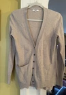 Madewell Cardigan Boyfriend Sweater Light Weight Natural Color Size S