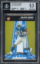 Julius Jones Rookie Card 2004 Topps Pristine (74/99) #96 BGS 8.5. rookie card picture