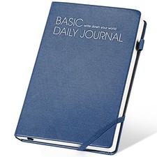 Lined Journal Notebook 256 Pages Journals for Writing with Pen Loop A5 Blue