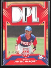 Anyelo Marquez 2022 Panini Elite Extra Edition DPL Materials Orange /199 Jersey