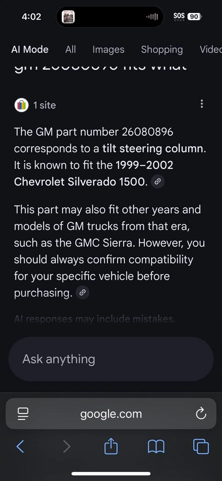 Novo Eixo de Direção Genuíno OEM GM 26068295 Compatível com Cadillac DTS 2006-11 Olds Aurora - Imagem 2 de 4