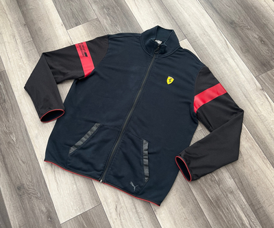 送料無料 新品 PUMA×FERRARI セットアップXL(USサイズL) 黒赤 PUMA Ferrari Men's Black Red Track Jacket Size XL | eBay