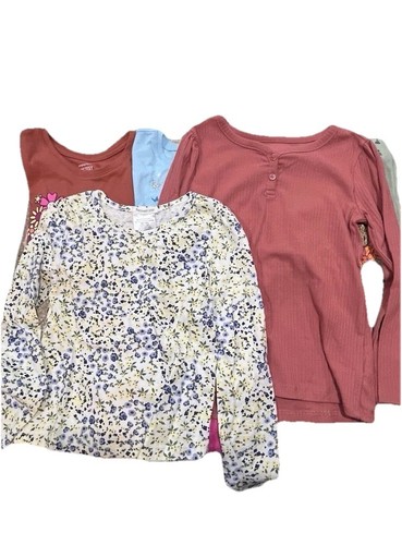 Girls 5T Shirt Lot - All New - Long Sleeve Shirts - 12 Shirts - Picture 4 of 9