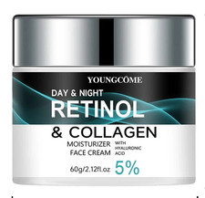 Advanced Retinol Collagen Face Cream with 5% Hyaluronic Acid – Anti-Aging & Anti