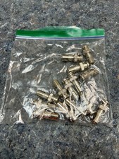 BNC Male Crimp-On Connectors for RG6 Quad Coax Cable Bag of 14 