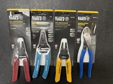 4-Klein Tools Wire Stripper/Cutters 11046, K11095, 11045-12-SEN, D2000-48-SEN