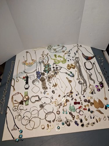 Costume Jewelry Lot, Wearable, Vintage And Modern