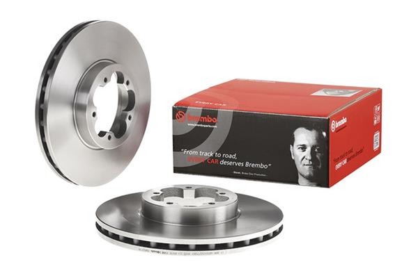 2X Bremsscheibe Prime Brembo 09.A531.10 FüR Ford Transit 300 Tourneo Bus Tdci-image