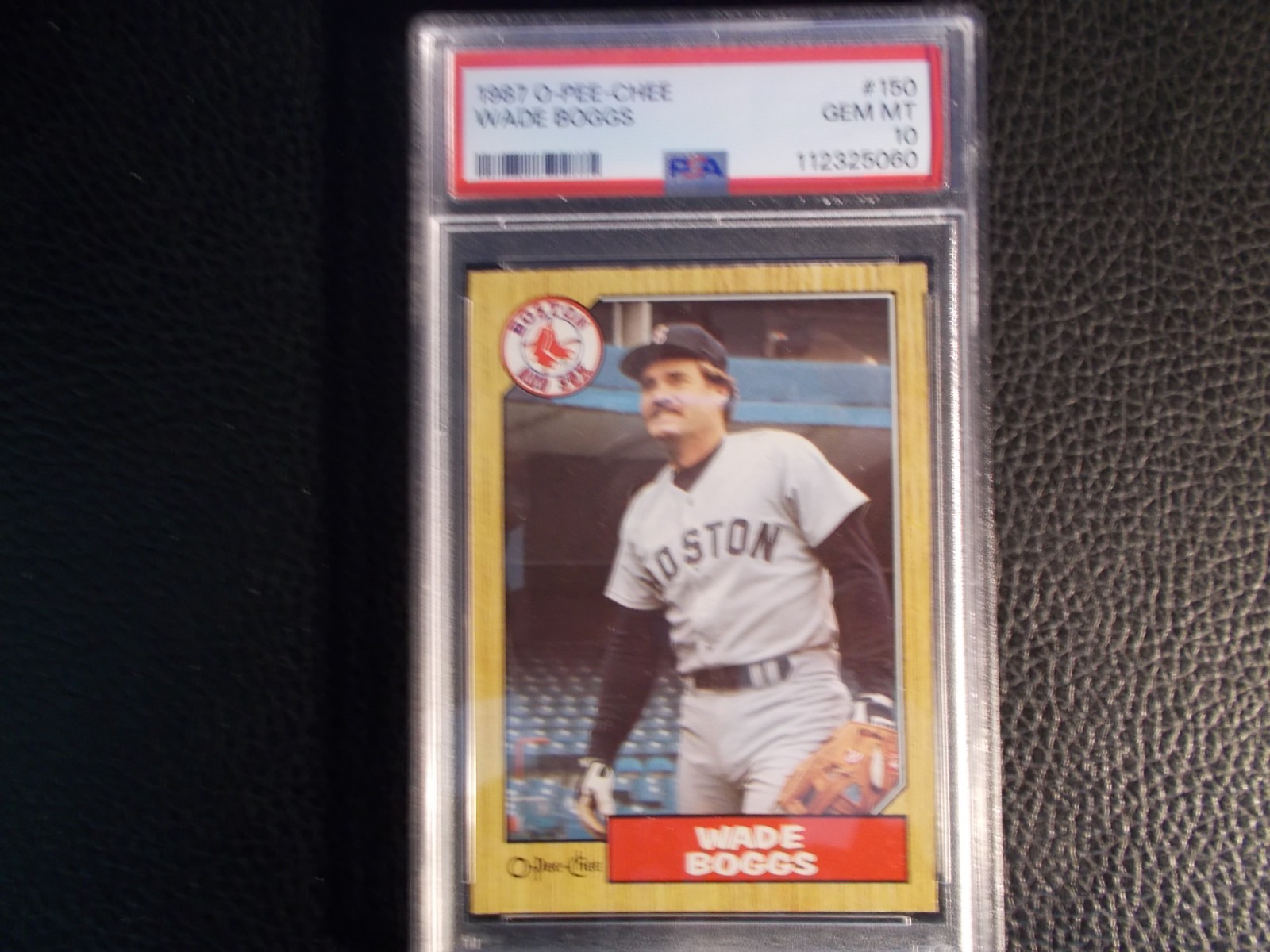 1987 O PEE CHEE #150 WADE BOGGS PSA 10 !!!