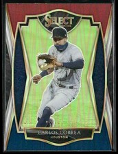 2021 Panini Select #193 Carlos Correa Tri-Color Prizm
