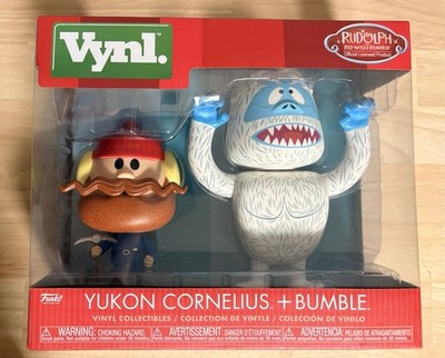 Vynl. Rudolph Red-Nosed Reindeer YUKON CORNELIUS + BUMBLE Figures