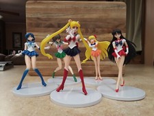 Anime Sailor Moon 18cm Mercury Venus Jupiter Mars 5pcs//set PVC Figure New Loose
