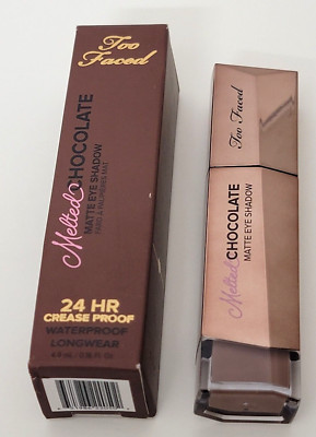 Too Faced Melted Chocolate 24 HOUR Crease Proof Matte Eye Shadow WARM & FUDGY