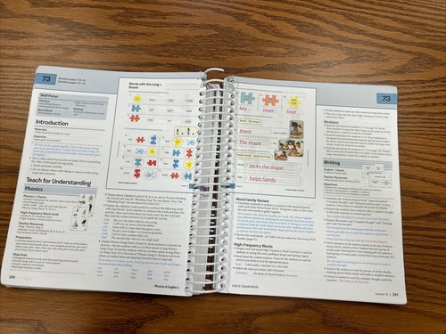 BJU Press Phonics and English 1, Teacher's Ed, 4th ed, Parts 1 and 2, Christian - Picture 10 of 24