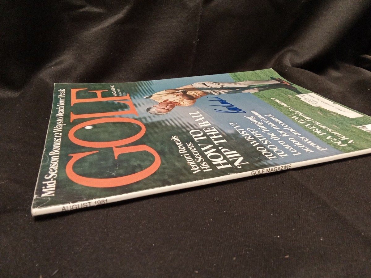 Ken Venturi Golfer Signed Golf Magazine August 1981 JSA -1