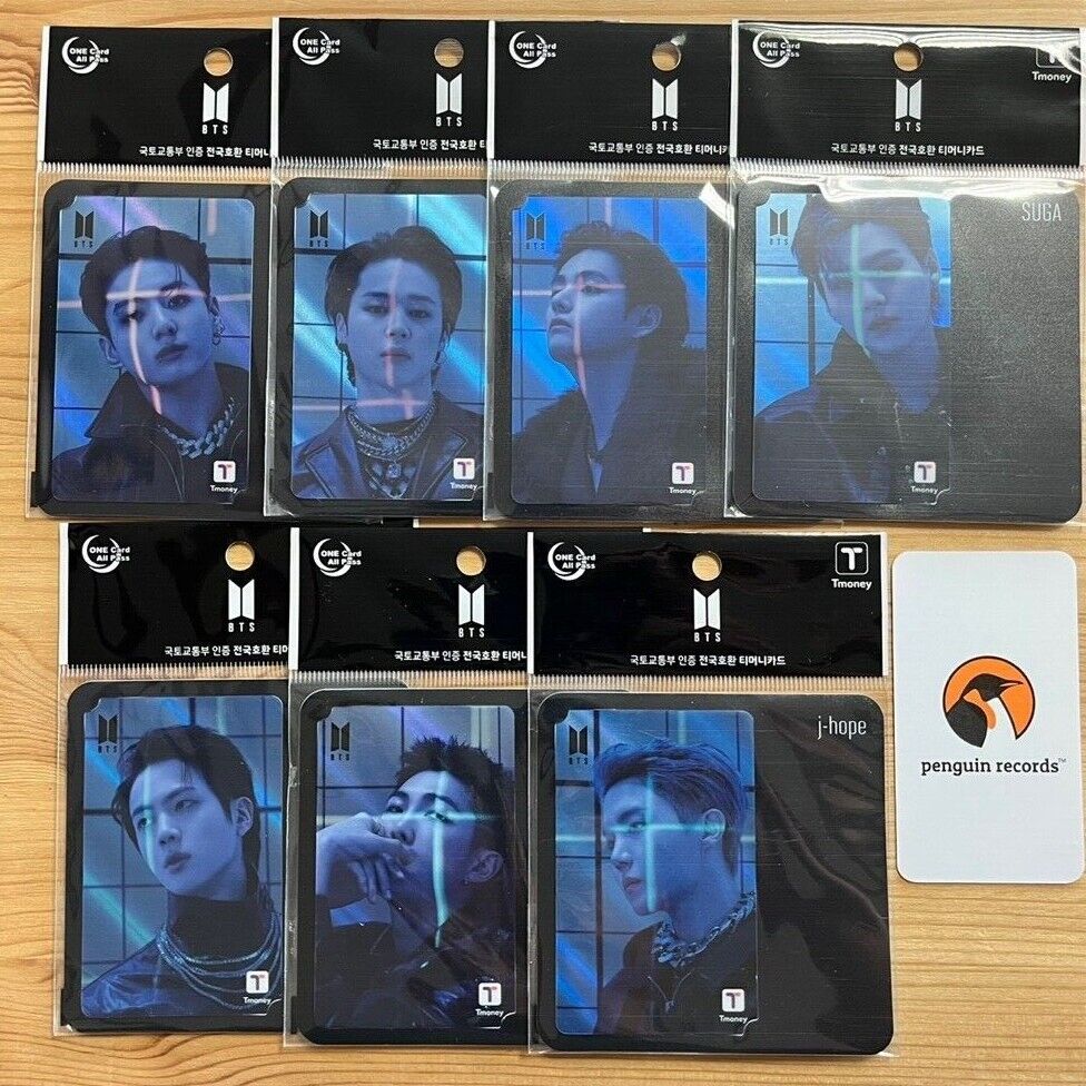 BTS - PROOF HOLOGRAM T-MONEY CARD KOREA TRANSPORTATION CARD BTS - PROOF HOLOGRAM T-MONEY CARD KOREA TRANSPORTATION CARD