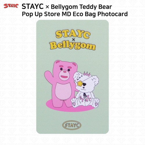StayC x Bellygom Teddybär Pop Up Store Offizieller MD Becher Öko Tasche Fotokarte KPOP - Bild 40 von 72