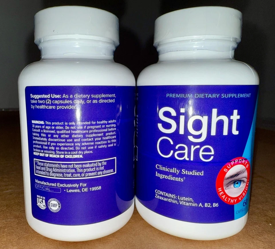 (Pacote com 2) Novo Cuidado com a Visão - Suporte para os Olhos - 120 Cápsulas Visão Revolucionária Saudável - Imagem 2 de 3