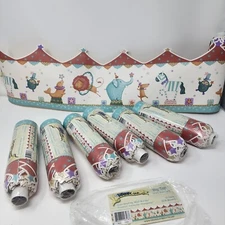 Kidsline Circus Wallpaper Border BIG TOP Animals 30 feet / 10 Yds Lot of 7 Rolls