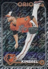 CRAIG KIMBREL TOPPS MONTGOMERY CLUB HOLO FOIL BALTIMORE ORIOLES #590 2024 24