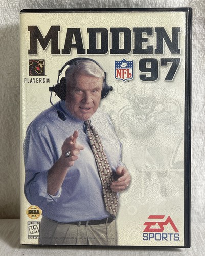 De colección 1996 Madden NFL 97 Sega Genesis completo con manual e informe de exploración - Imagen 2 de 4