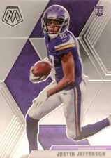 2020 Panini Mosaic Football Base Rookies #209: Justin Jefferson Panini Mosaic 2