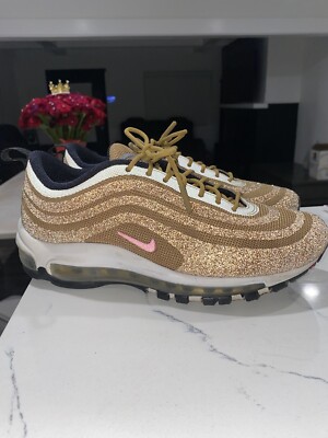 Size 8.5 - Nike Air Max 97 LX x Swarovski Metallic Gold 2018
