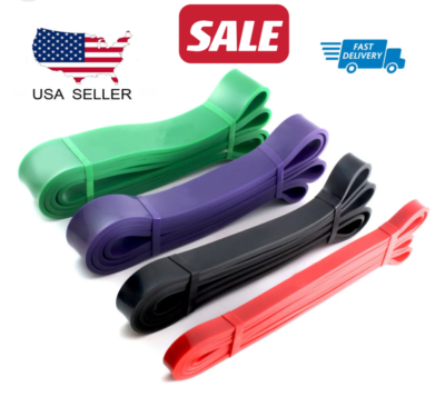 #ad #ad Heavy Duty Resistance Bands Set 4 Loop for Gym Exercise Pull up Fitness Workout $13.97