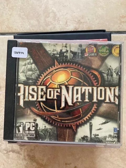 Rise of Nations (PC-CD, 2006) for Windows disc only, Video Game