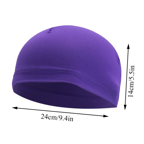 Feuchtigkeit schweißableitend kühlend Glatze Kuppel Totenkopf Kappe Helmfutter Sport Beanie Mütze - Bild 2 von 27