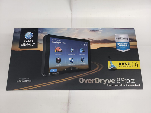 Rand McNally OverDryve™ 8 PRO II LM Truck GPS Receiver Kit