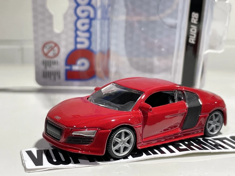 Audi R8 Street Fire 1:64 Scale Model Car Toy Childs Kids Dads Gift Present - Image 3 of 4