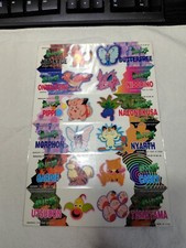 Sealed Pokemon 1997 Japanese Banpresto Vintage Jumbo Sticker 10683