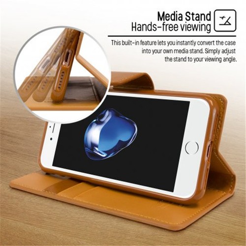 iPhone 7 / 8 Genuine Mercury Goospery SONATA Diary Stand Wallet Case Cover + SP - Picture 34 of 48