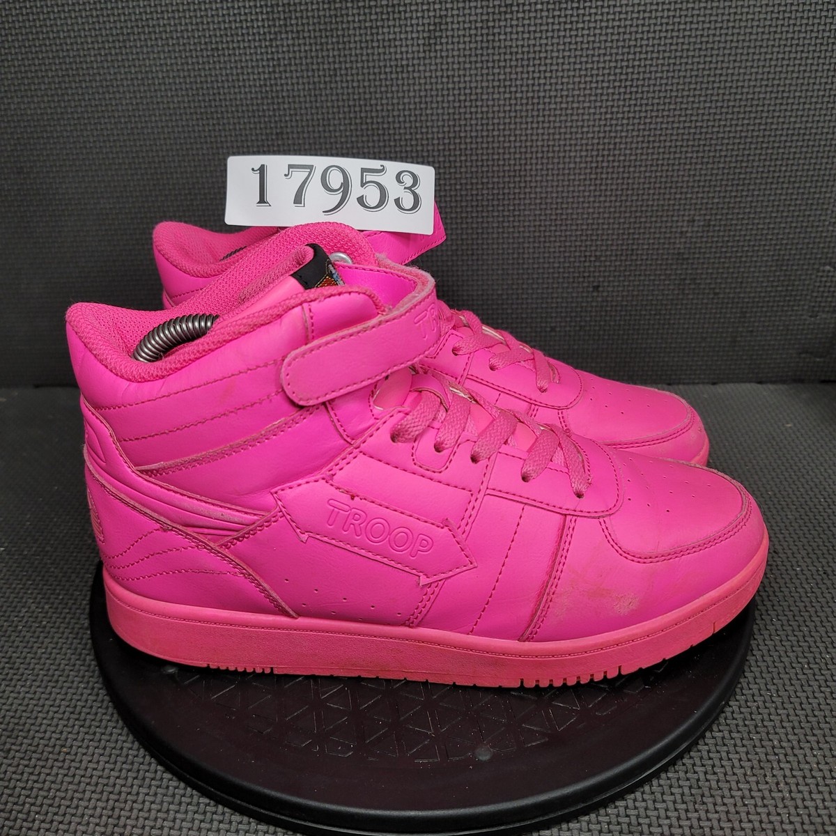 Troop Crown Mid Shoes Youth Sz 7 Pink Athletic Trainers