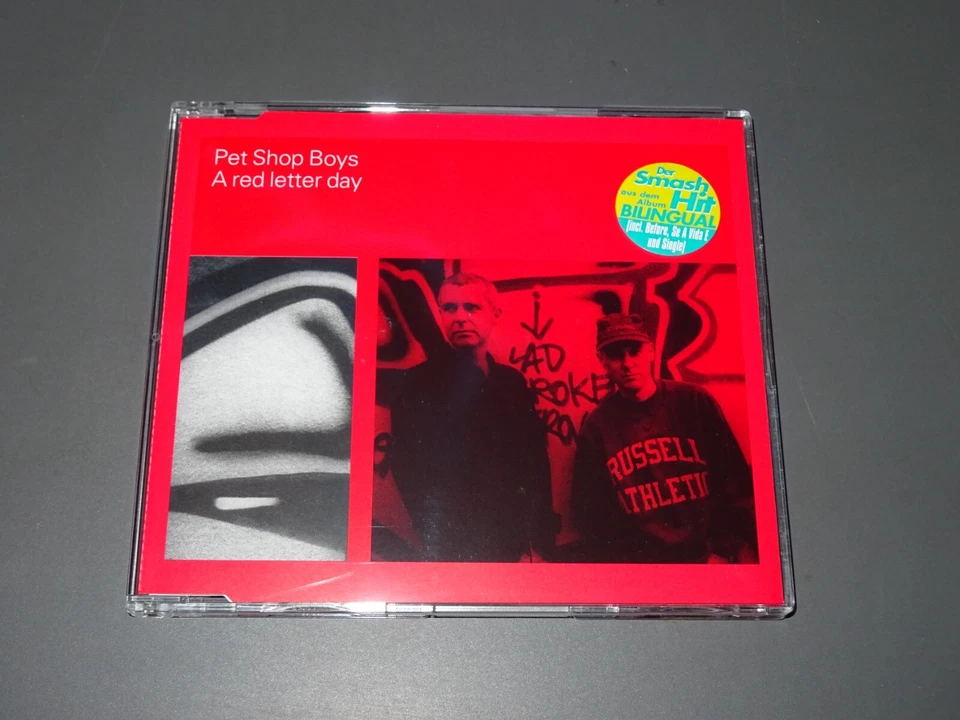 PET SHOP BOYS - A RED LETTER DAY / 5 TRACK MAXI-CD 1997 (MINT-) - Bild 1 von 3