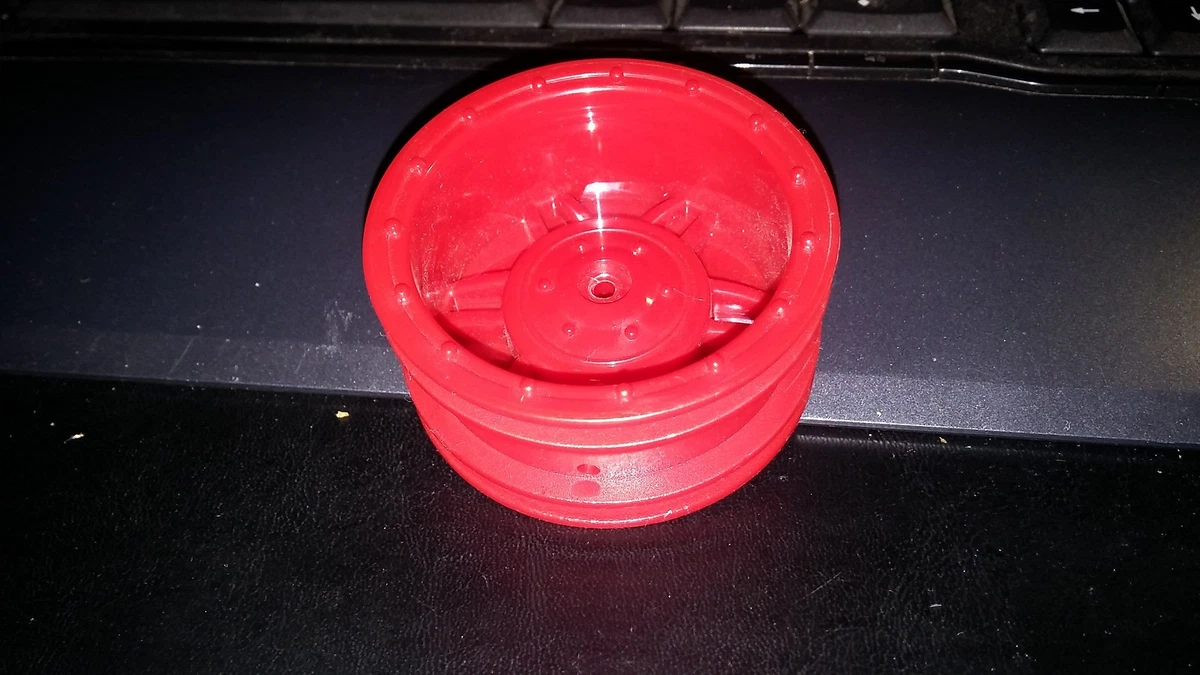 Maisto Tech Remote Control Rock Crawler parts Front Wheel Rim Solid Red