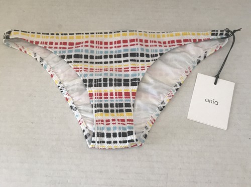 Onia Ashley Ribbon Stripe Bottom Size XS NWT $95 - Picture 2 of 10