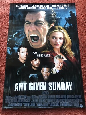 Andy Given Sunday - An jedem verdammten Sonntag US Kinoplakat Poster, 68x100cm,