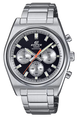 Casio Edifice Men's Watch Chronograph Steel/Black Chrono EFB-730D-1AVUEF