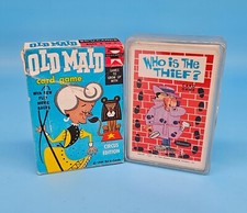 1959 Old Maid Card Game Ed-u-Cards 1966 Who is The Thief Whitman BOTH COMPLETE