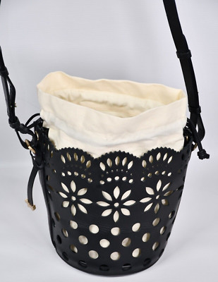 Radley London Black Talbot Place Small Crossbody Bucket Bag Handbag Women's