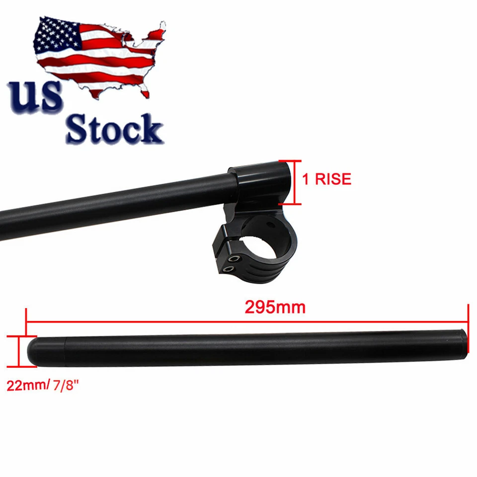 Manillar con clip elevador CNC negro 50 mm para Suzuki GSXR750 93-2014 GSXR600 04-14 Foto 2 de 4