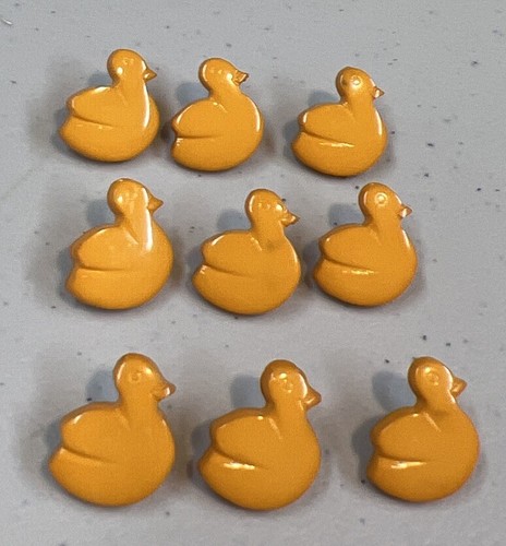 Juego De 23 Botones Pato Naranja Vintage Ropa Infantil - Imagen 2 de 4