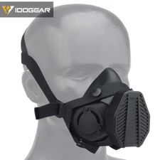 IDOGEAR Tactical Respirator Half Face Mask Airsoft Mask Multi Function Military