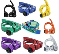 TNT BICYCLES BMX QUICK RELEASE SEAT POST CLAMP - 31.8MM - 1-1/4" JET FUEL